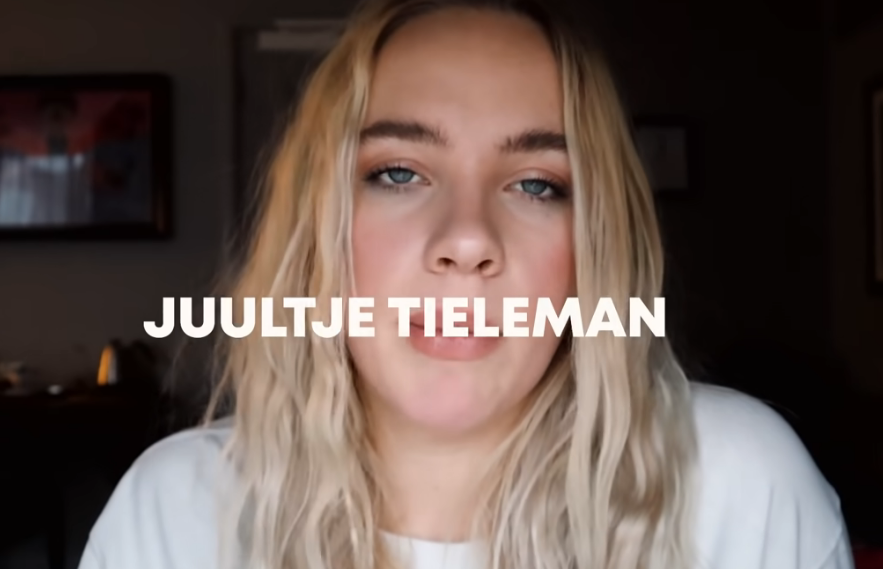 Juultje Tieleman uit de kleren voor bekende modemerk